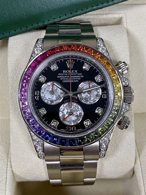 rainbow daytonna rolex|Rolex rainbow daytona original price.